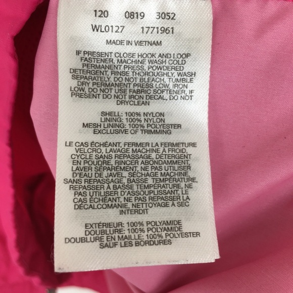 Columbia Women’s Lightweight Jacket Pink Windbreaker Hooded Packable Size L - Picture 8 of 12